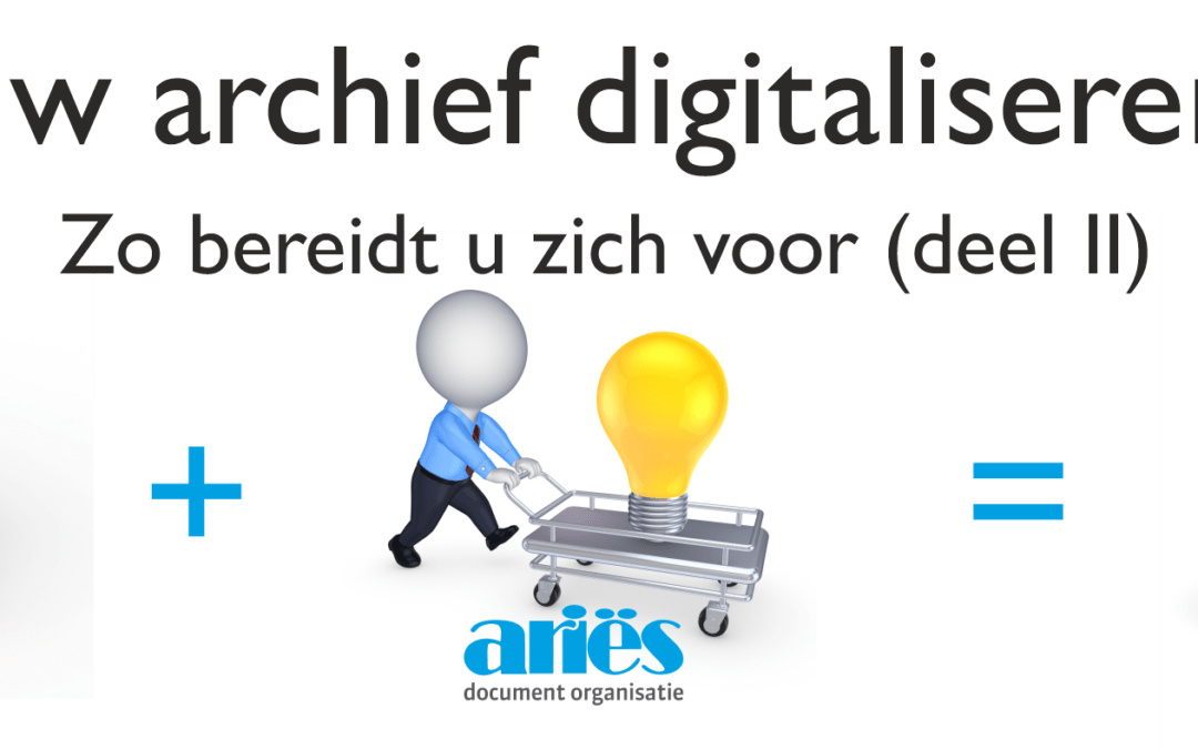 Ariës - uw archief digitaliseren (deel 2)
